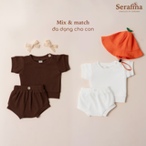 Bộ áo quần Soliko Set ngày hè dành cho bé trai và bé gái (0M-3Y)
