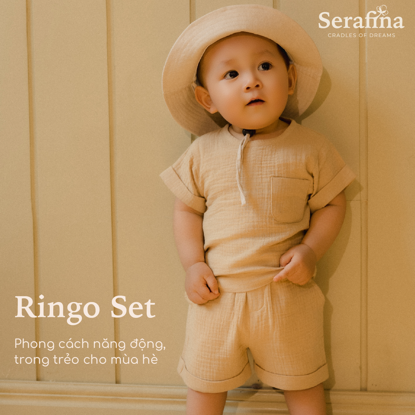 Bộ áo quần Ringo Set dành cho bé trai và bé gái (0M-3Y)