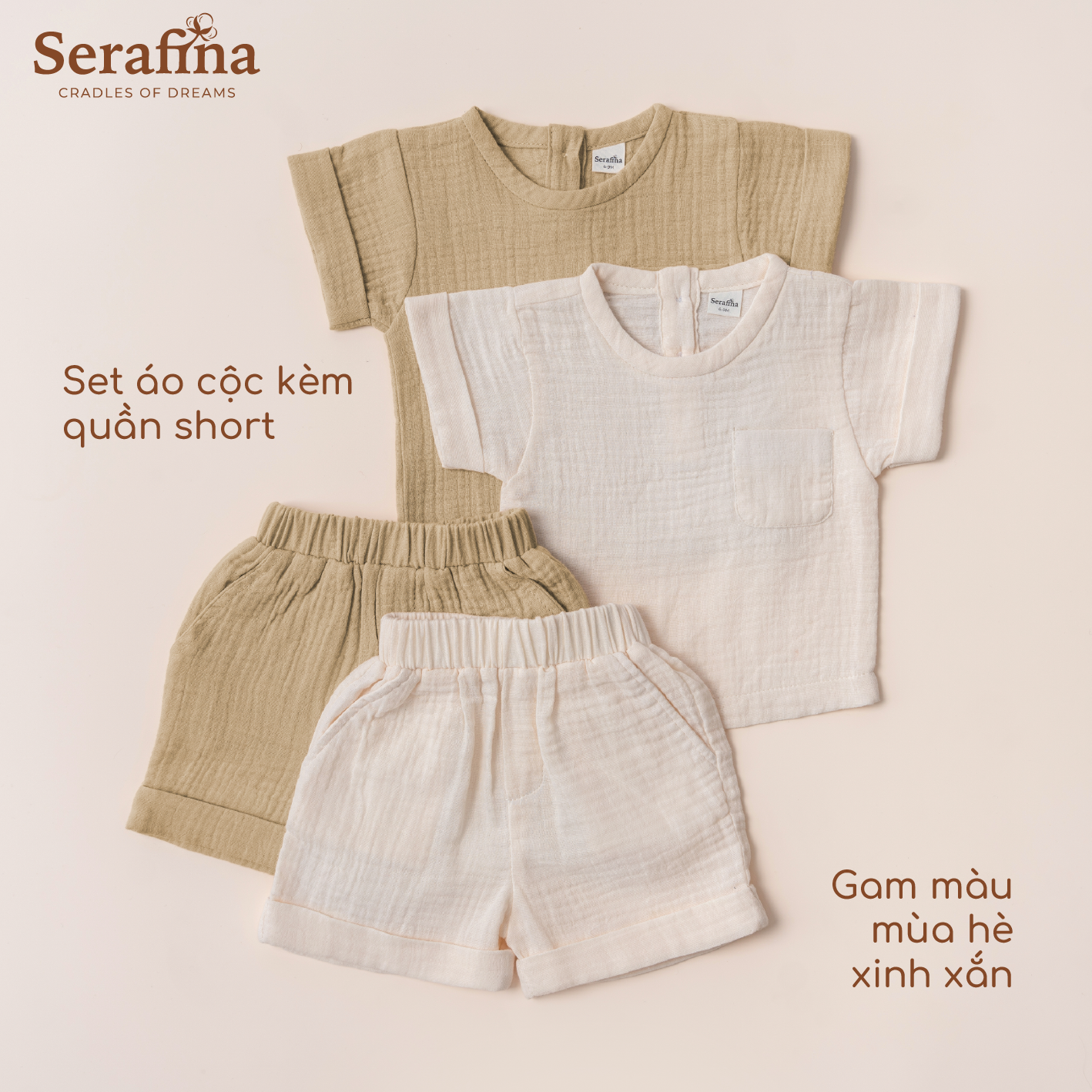 Bộ áo quần Ringo Set dành cho bé trai và bé gái (0M-3Y)