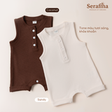 Kumo Bodysuit cúc đũng tiện lợi dành cho bé trai và bé gái (0M-3Y)