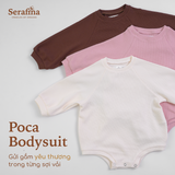 Bộ Poca Bodysuit tay dài cho bé trai và bé gái (0M-3Y)