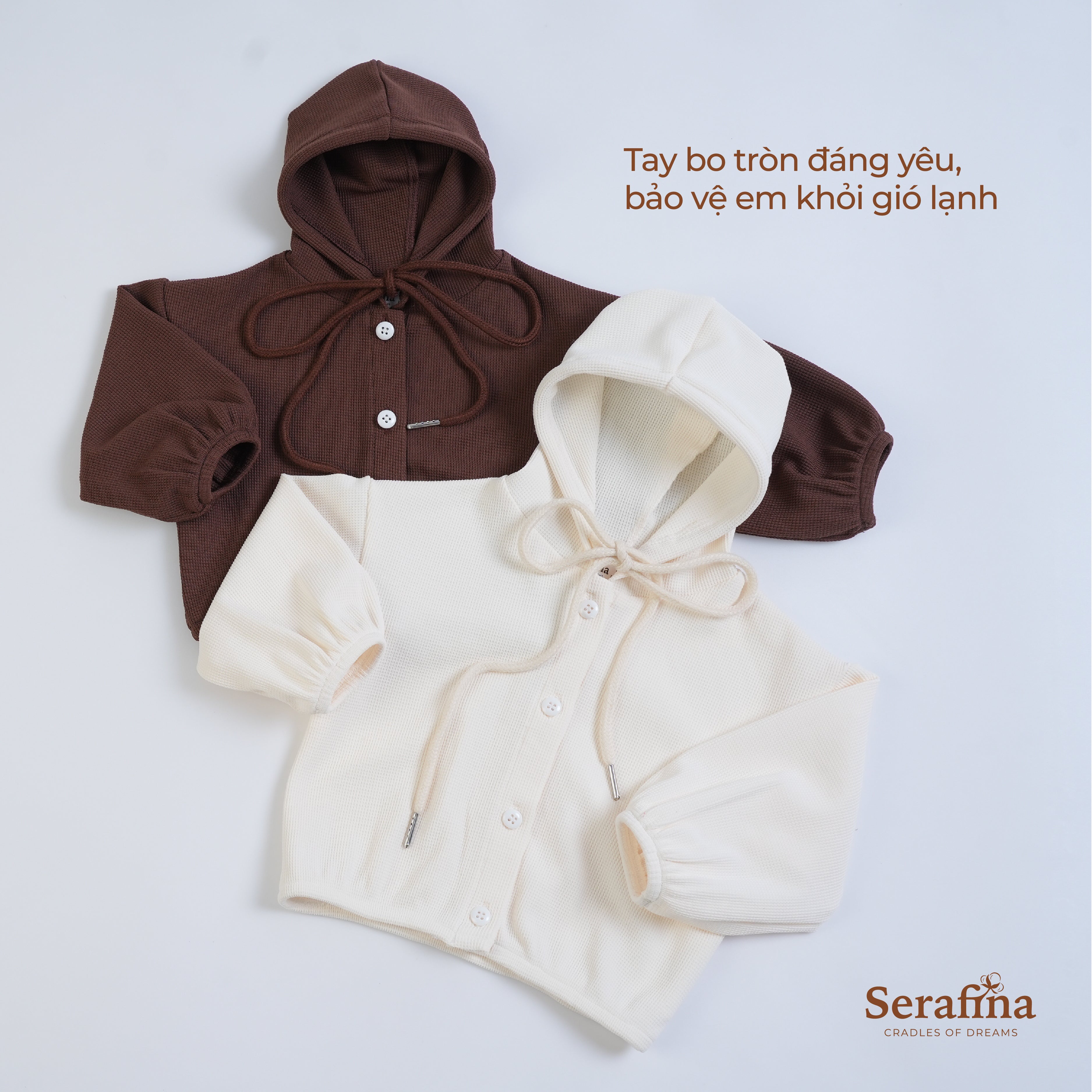 Áo chống nắng, mặc phòng điều hoà Lotso Hoodie cho bé gái và bé trai (0M-3Y)