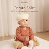 Áo dài tay Pororo Shirt cho bé trai, bé gái (0M-3Y)