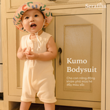 Kumo Bodysuit cúc đũng tiện lợi dành cho bé trai và bé gái (0M-3Y)