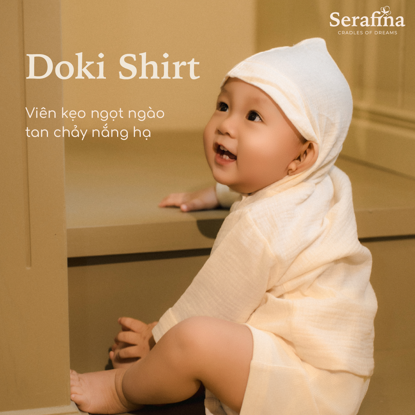 Áo chống nắng, áo mặc phòng điều hoà Doki Shirt (0M-3Y)