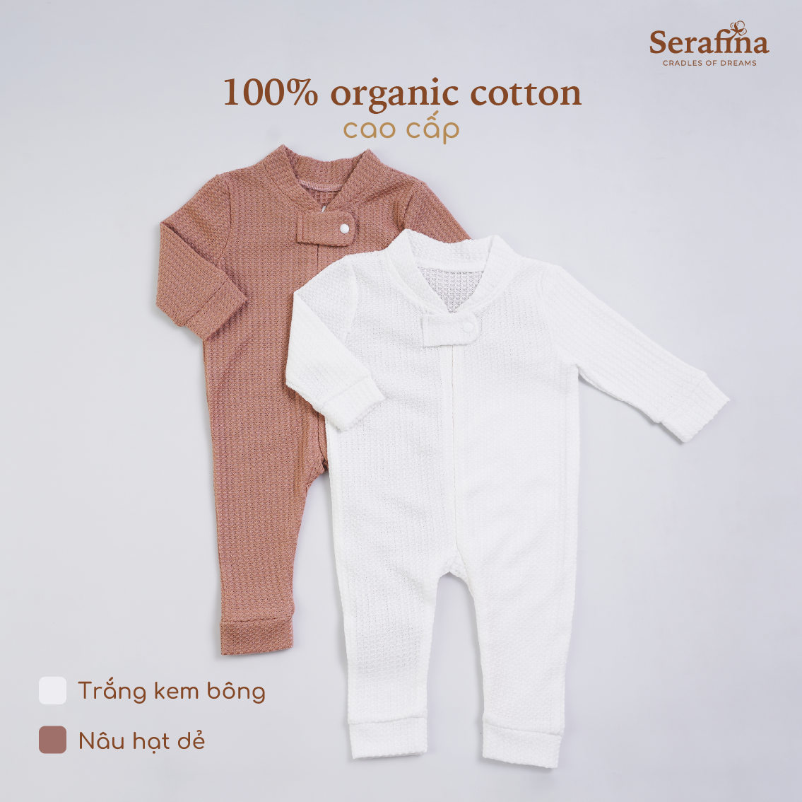 Bộ Sleepsuit Snowball thiết kế thông minh dành cho bé trai và gái (0M-3Y)