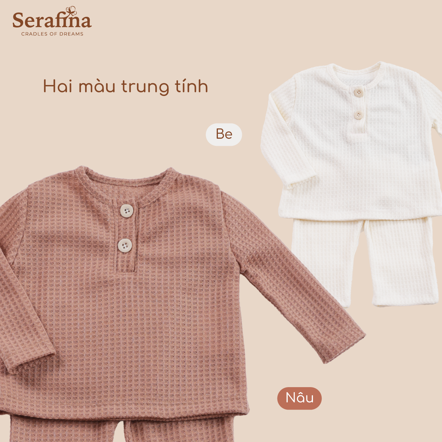 Bộ áo quần Marble Set dành cho bé trai và gái (0M-3Y)