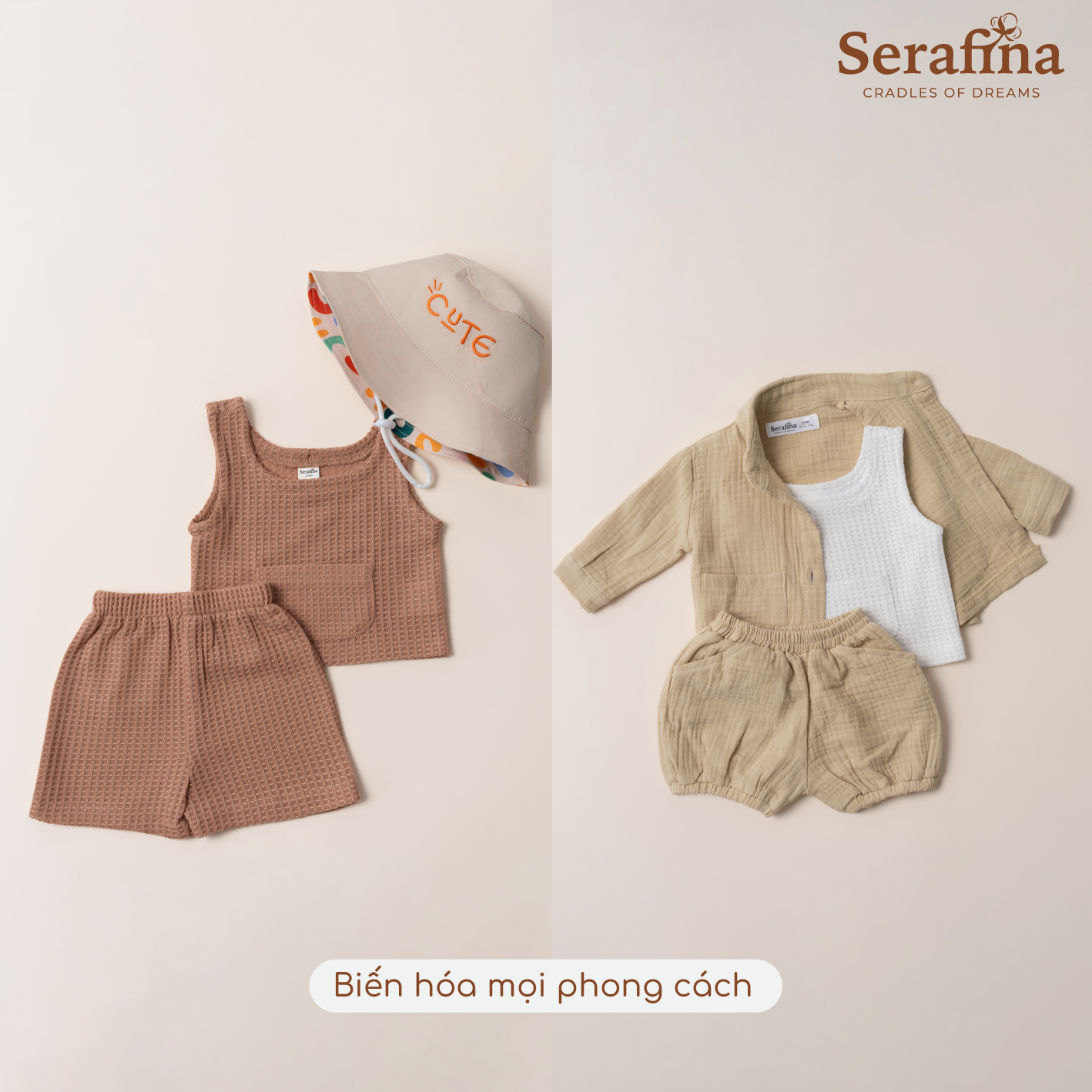 Áo ba lỗ Dorae Shirt dành cho bé trai và bé gái (0M-3Y)