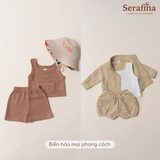 Áo ba lỗ Dorae Shirt dành cho bé trai và bé gái (0M-3Y)