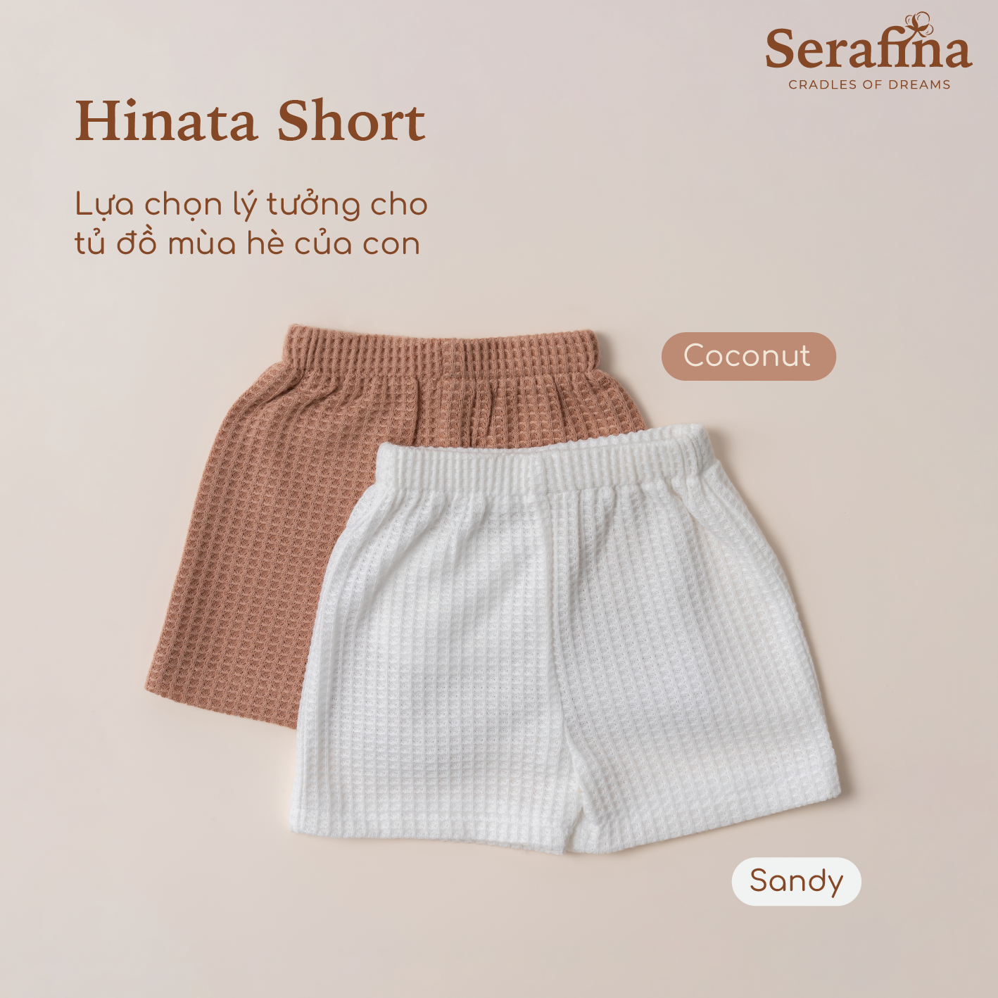 Quần đùi Hinata Short dành cho bé trai và bé gái (0M-3Y)