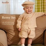 Bộ áo kèm quần Remy Set dành cho bé trai và gái (0M-3Y)