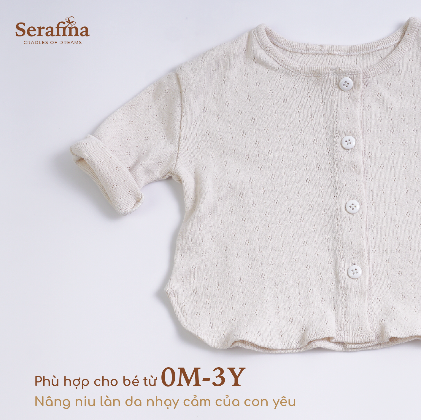 Áo Pooh Cardigan duyên dáng và ngọt ngào cho bé (0M-3Y)