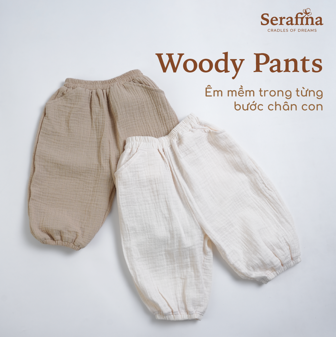 Quần Woody Pants cho bé trai và bé gái (0M-3Y)