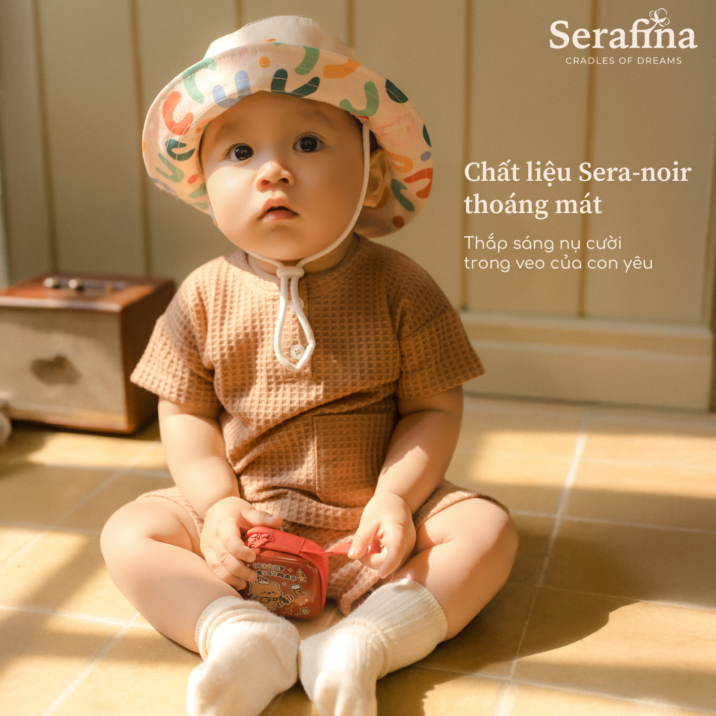 Áo cộc tay Sora Shirt dành cho bé trai và bé gái (0M-3Y)