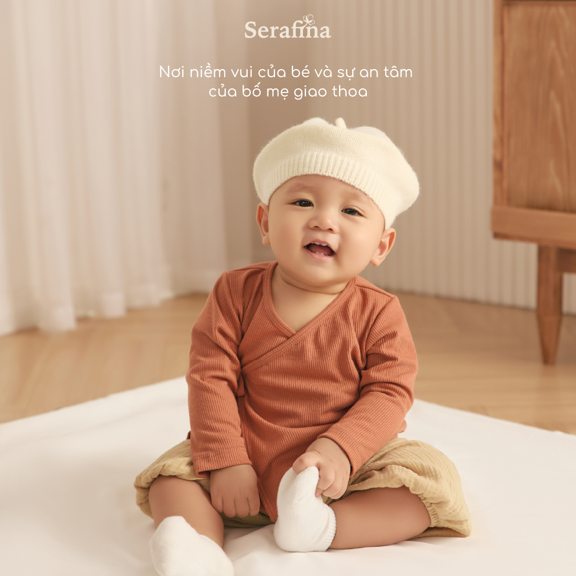 Áo dài tay Pororo Shirt cho bé trai, bé gái (0M-3Y)