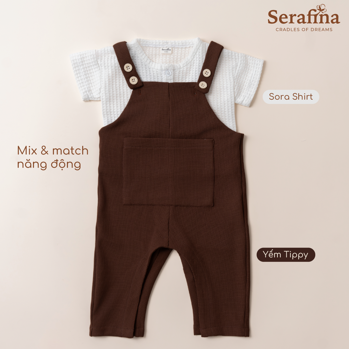 Áo cộc tay Sora Shirt dành cho bé trai và bé gái (0M-3Y)