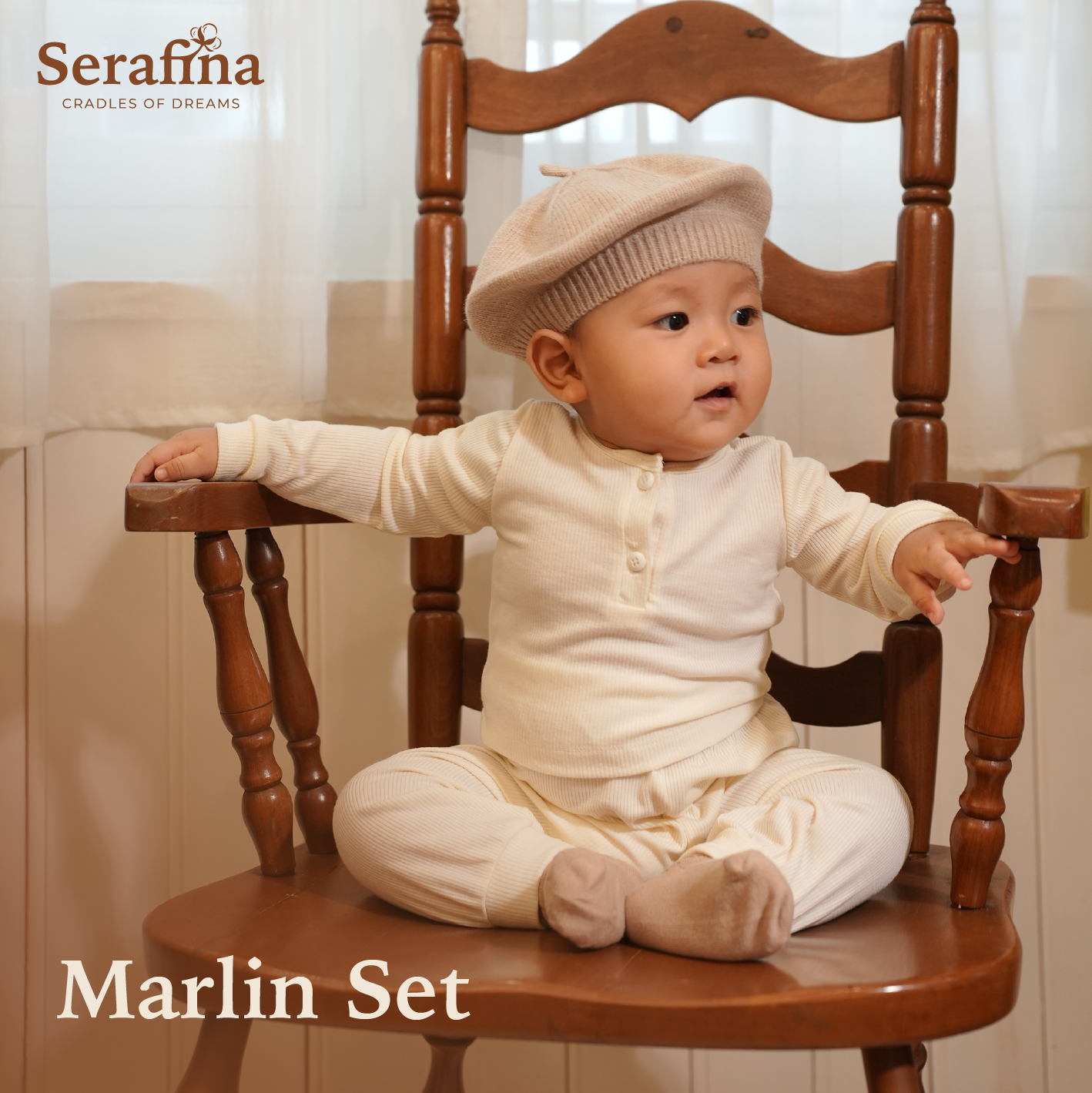 Bộ áo quần Marlin Set mềm mại bao bọc bé yêu (0M-3Y)