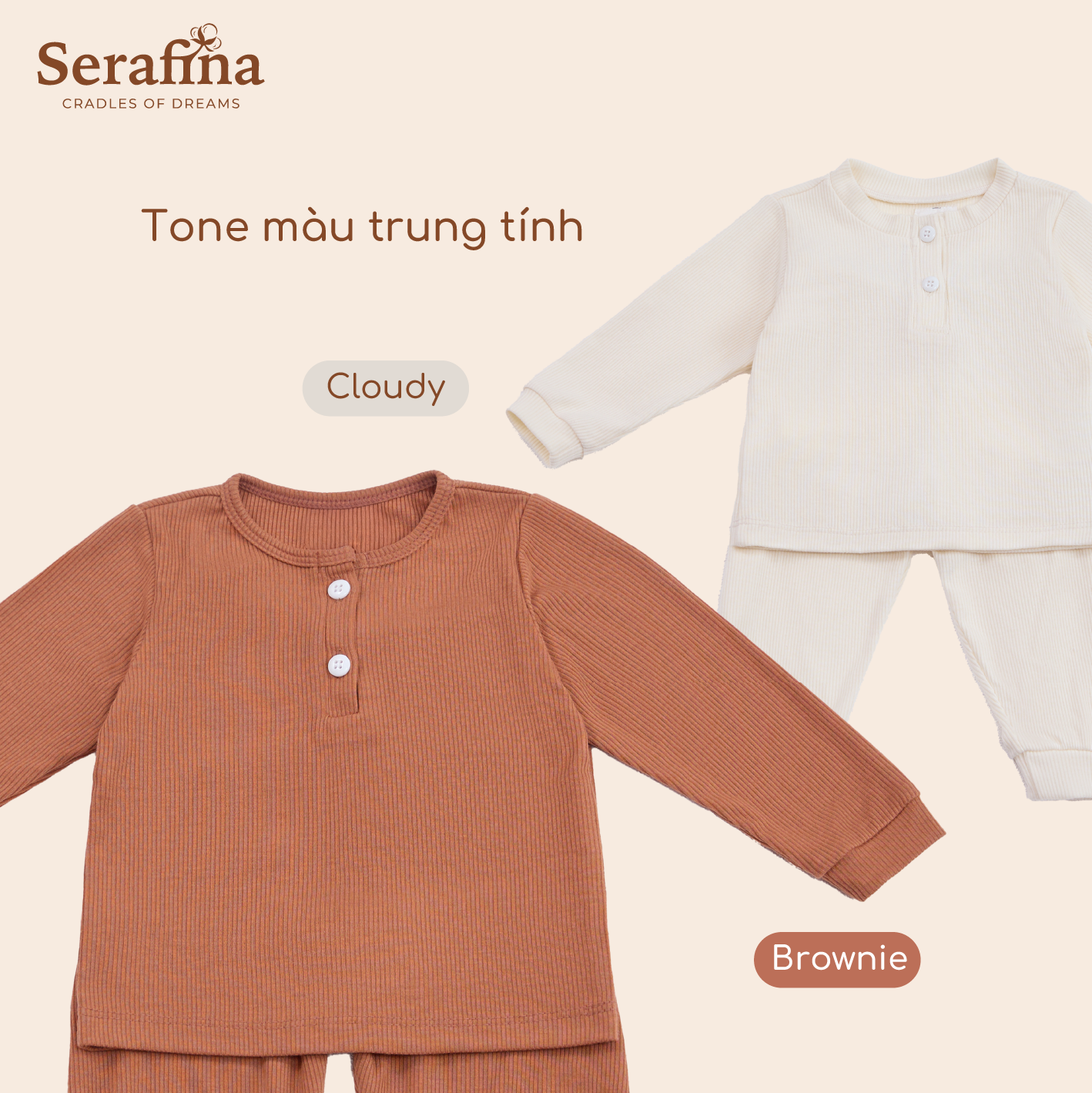 Bộ áo quần Marlin Set mềm mại bao bọc bé yêu (0M-3Y)