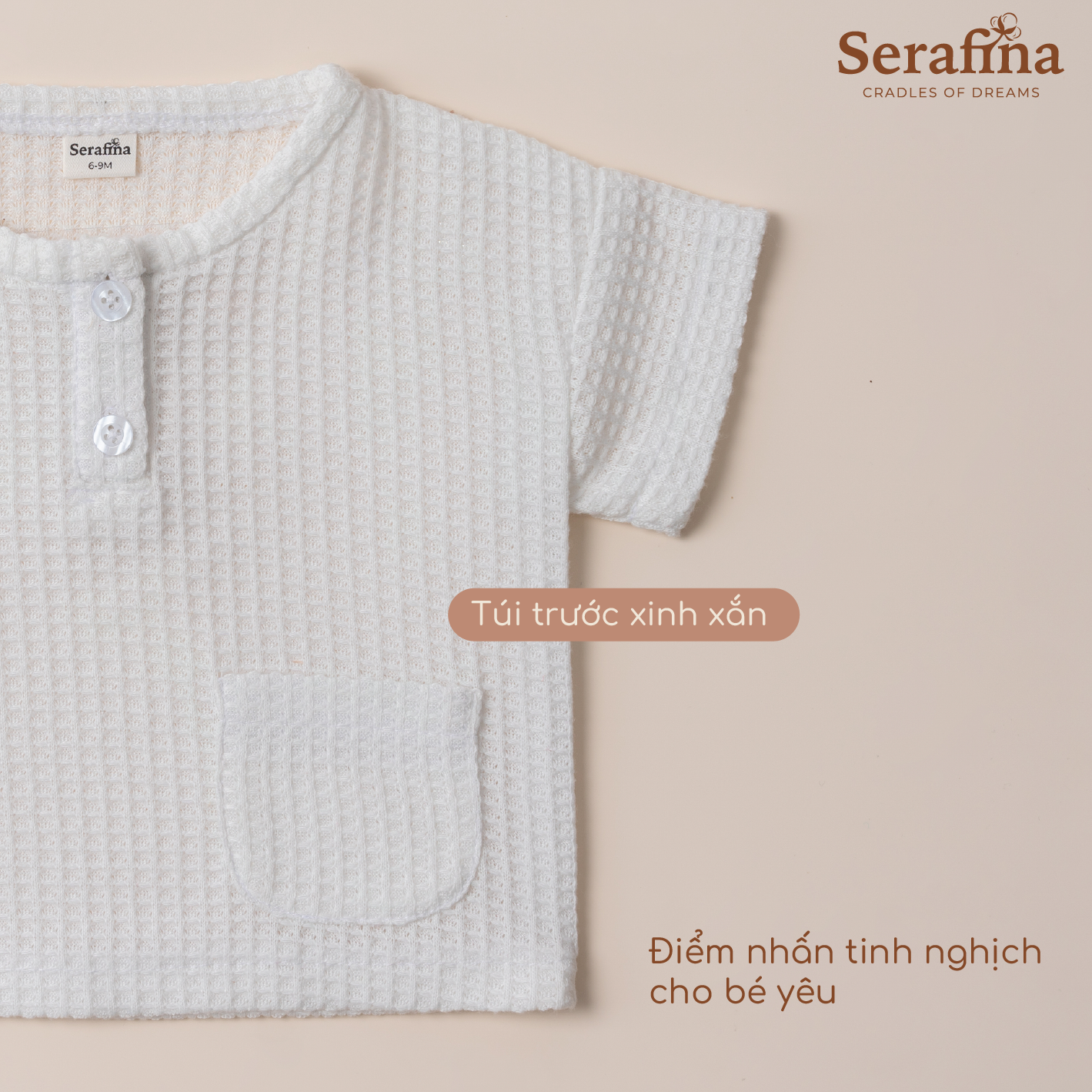 Áo cộc tay Sora Shirt dành cho bé trai và bé gái (0M-3Y)