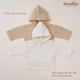 Áo chống nắng, áo mặc phòng điều hoà Doki Shirt (0M-3Y)