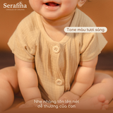 Bodysuit Momiji thoáng mát dành cho bé gái và bé trai (0M-3Y)