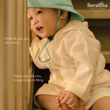 Áo chống nắng, áo mặc phòng điều hoà Doki Shirt (0M-3Y)