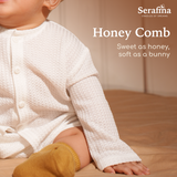 Bộ áo kèm quần Honeycomb cho bé trai, bé gái (0M-3Y)