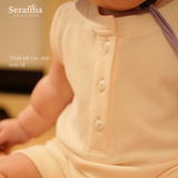 Kumo Bodysuit cúc đũng tiện lợi dành cho bé trai và bé gái (0M-3Y)