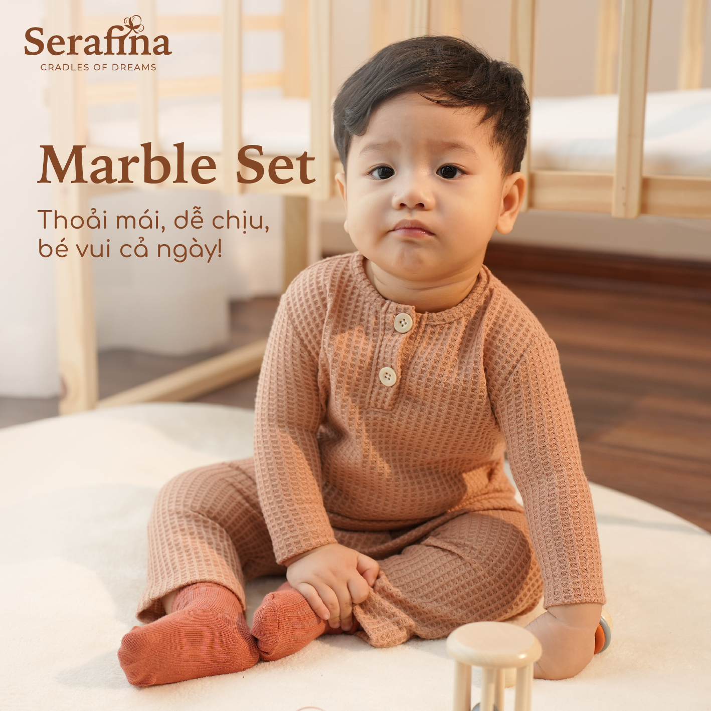 Bộ áo quần Marble Set dành cho bé trai và gái (0M-3Y)
