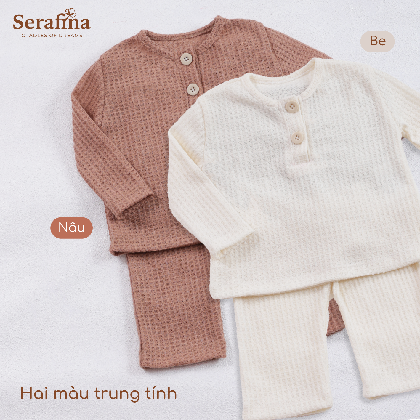 Bộ áo quần Marble Set dành cho bé trai và gái (0M-3Y)