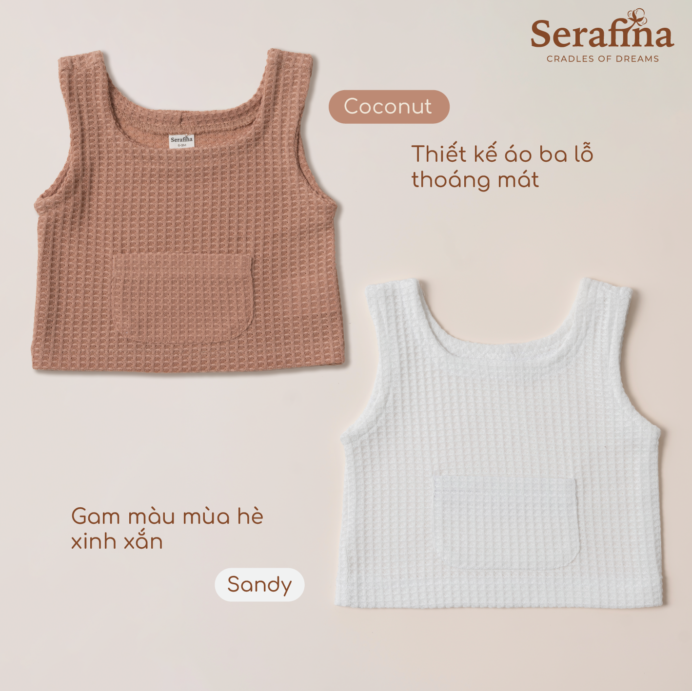 Áo ba lỗ Dorae Shirt dành cho bé trai và bé gái (0M-3Y)