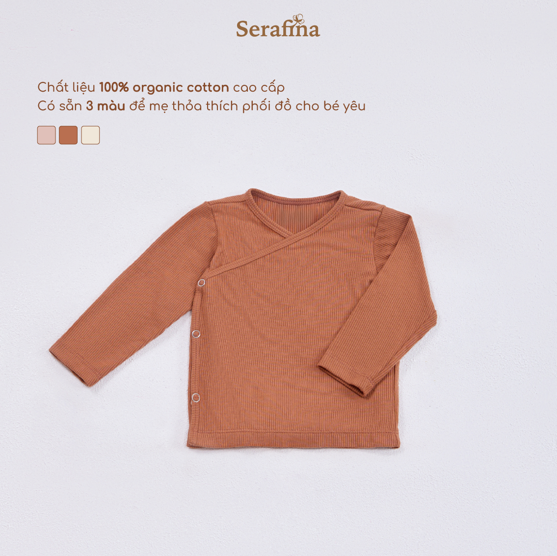 Áo dài tay Pororo Shirt cho bé trai, bé gái (0M-3Y)