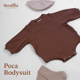 Bộ Poca Bodysuit tay dài cho bé trai và bé gái (0M-3Y)