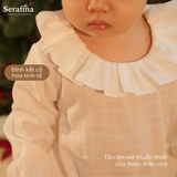 Bộ liền Winnie Bodysuit dài tay cổ tròn cúc cài bỉm (0M-24M)