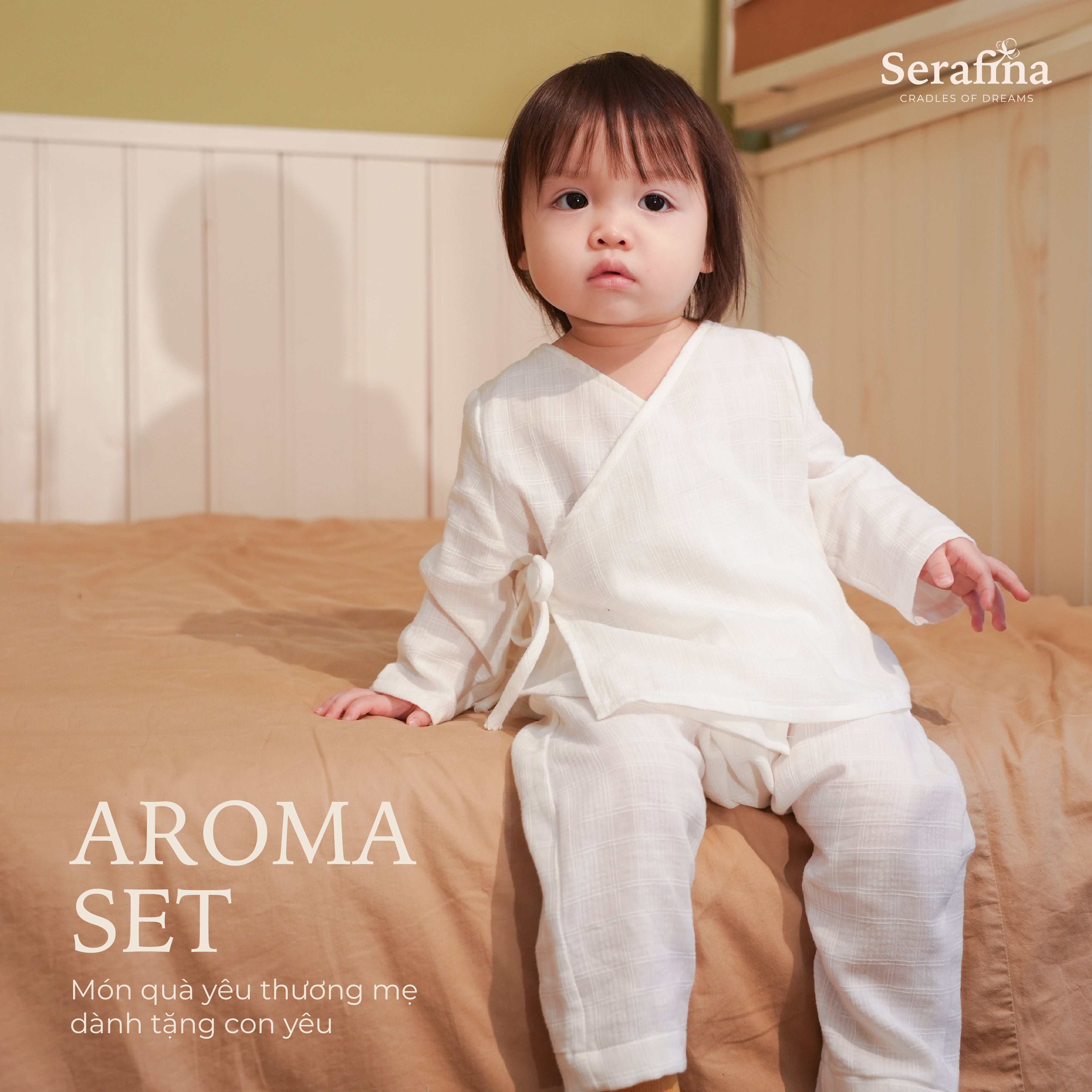 Bộ áo quần pijama Aroma Set cho bé trai và bé gái (6M-3Y)