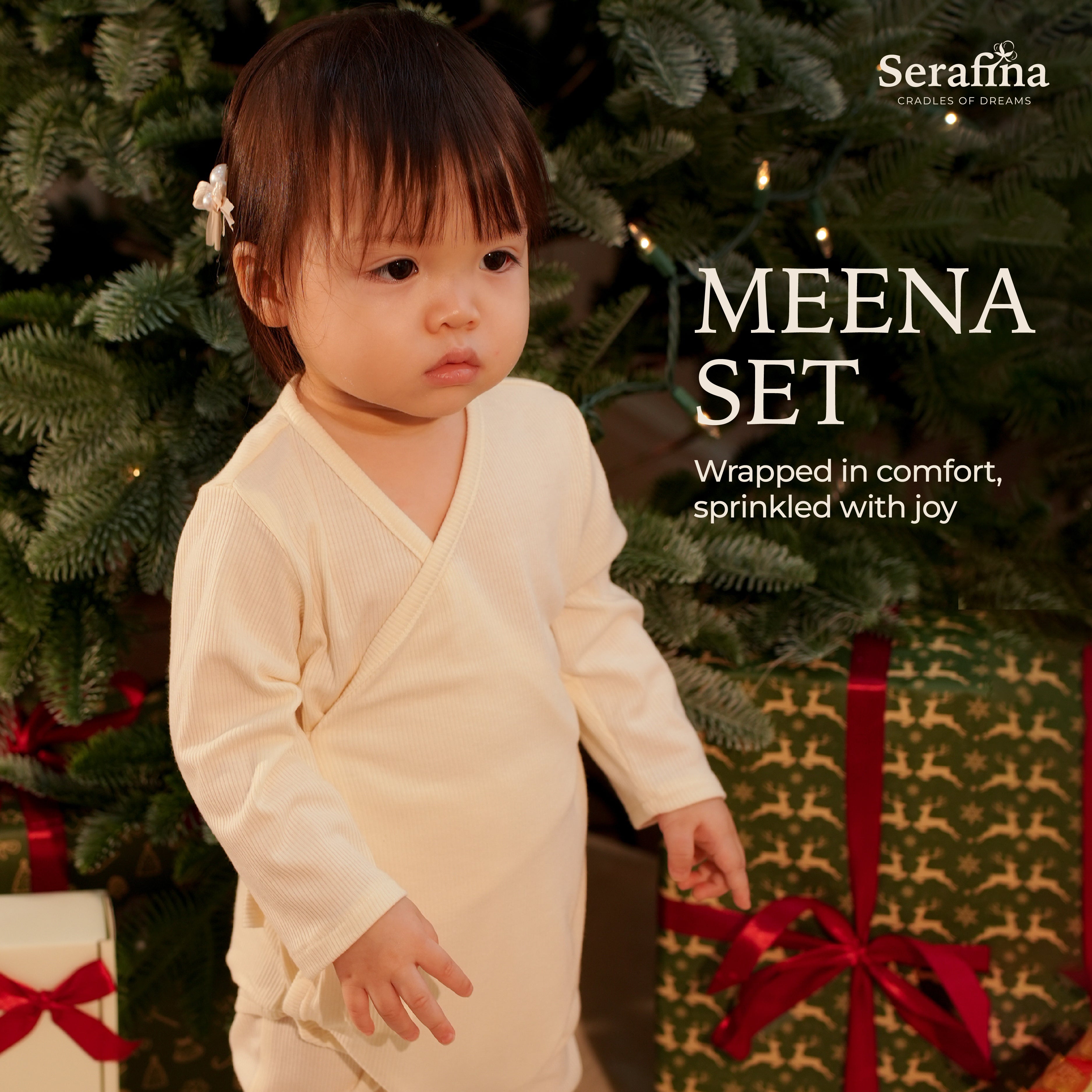 Đồ bộ Meena Set êm ái dành cho bé trai và bé gái (0M-3Y)