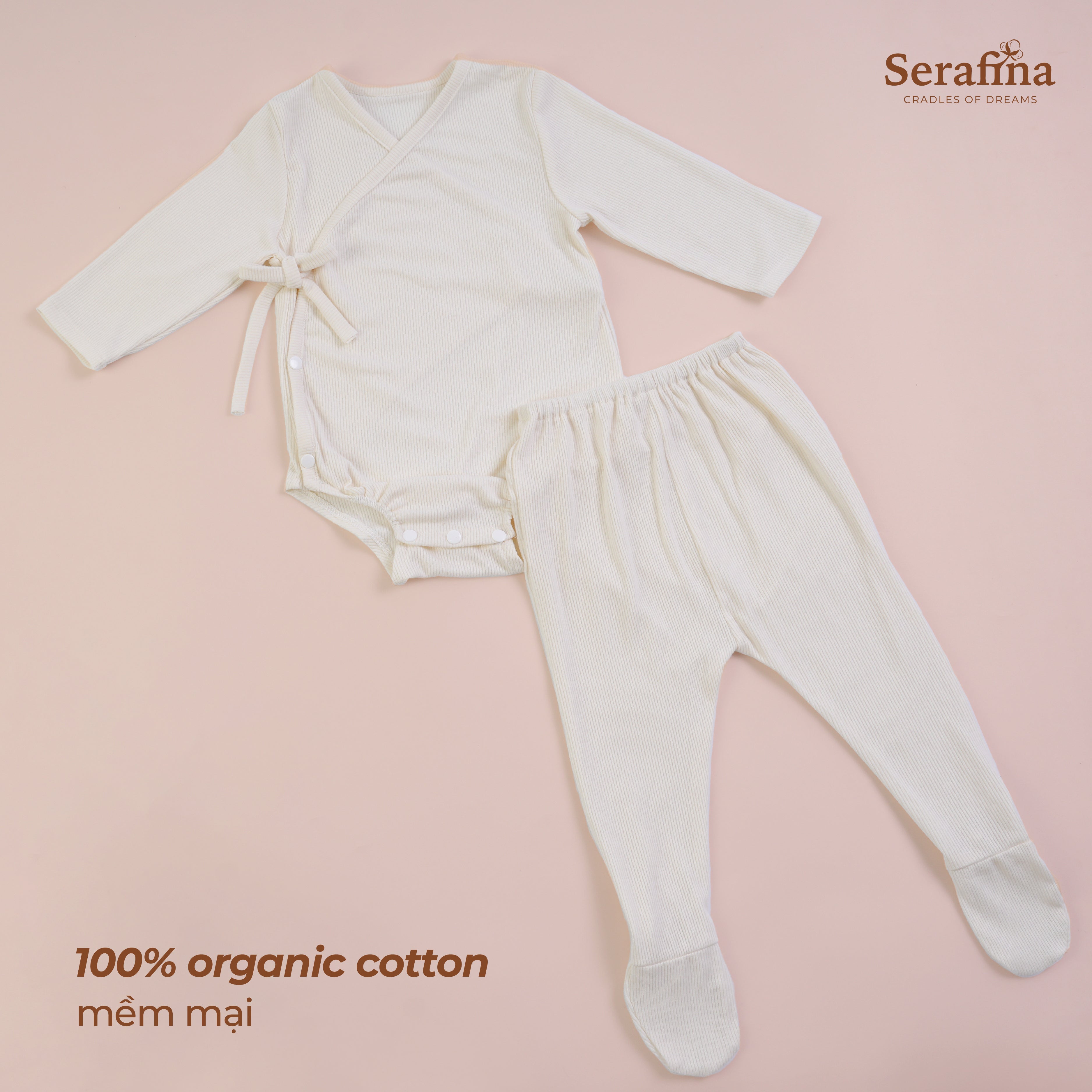 Đồ bộ Meena Set êm ái dành cho bé trai và bé gái (0M-3Y)