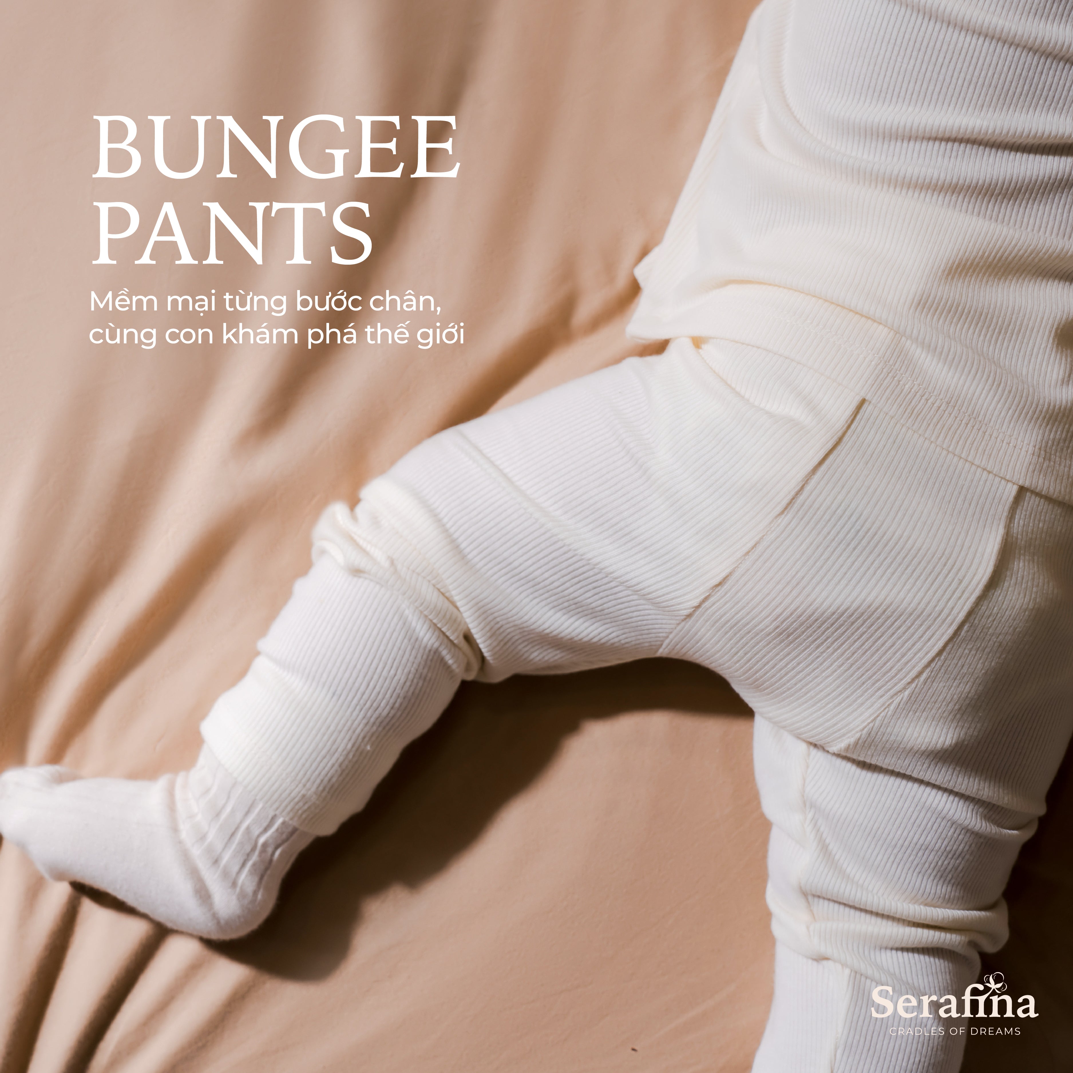 Quần Bungee Pants mềm mịn dành cho bé trai và gái (0M-3Y)