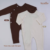 Bộ liền thân Pombee Sleepsuit cho bé trai và bé gái (0M-3Y)