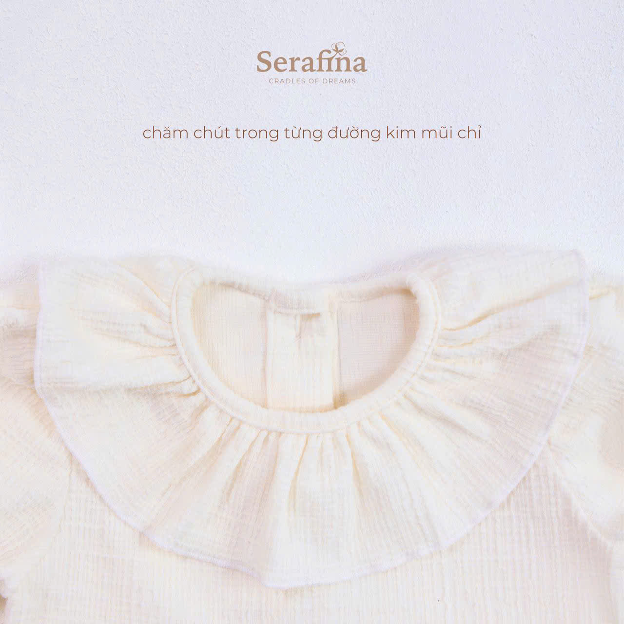 Iris Bodysuit tay ngắn cho bé gái (0M-24M) - Kèm nơ