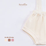 Yếm quần Cotton Candy cộc đùi cho bé trai và bé gái (0M-12M)