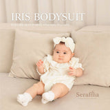 Iris Bodysuit tay ngắn cho bé gái (0M-24M) - Kèm nơ