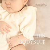 Iris Bodysuit tay ngắn cho bé gái (0M-24M) - Kèm nơ