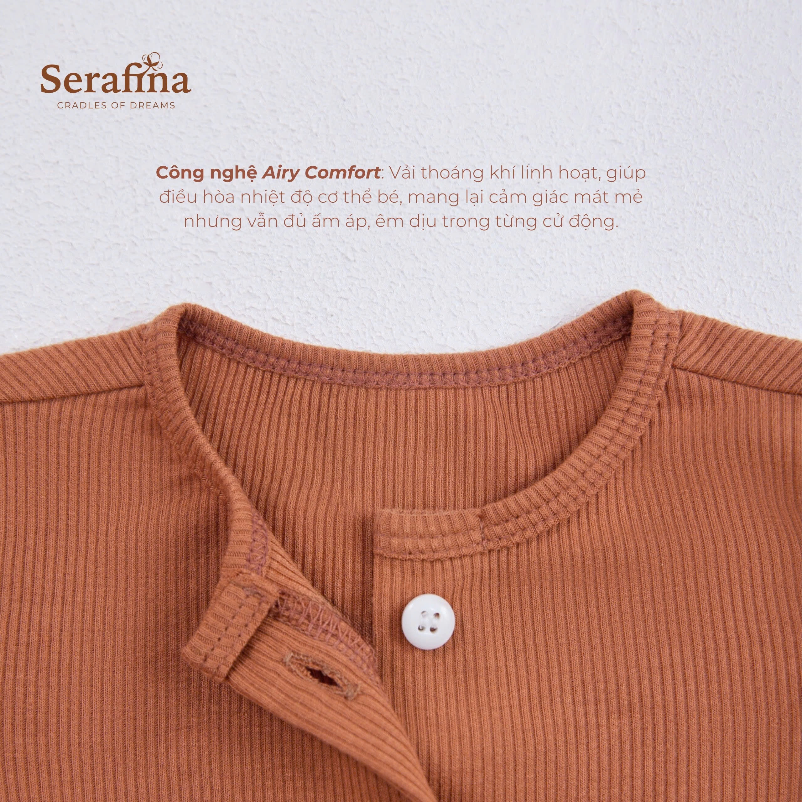 Bộ liền thân Nora Sleepsuit tay dài cho bé trai và bé gái (0M-3Y)