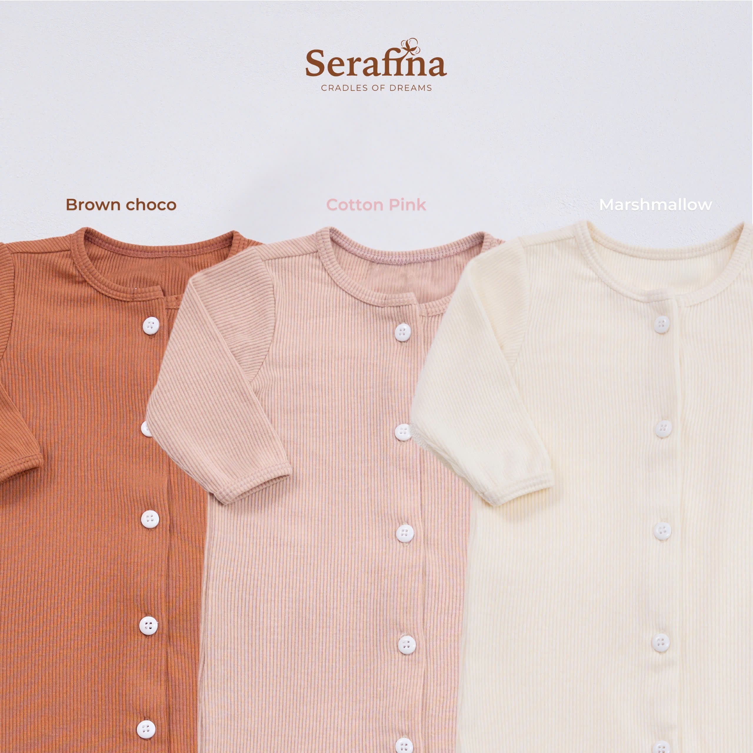 Bộ liền thân Nora Sleepsuit tay dài cho bé trai và bé gái (0M-3Y)